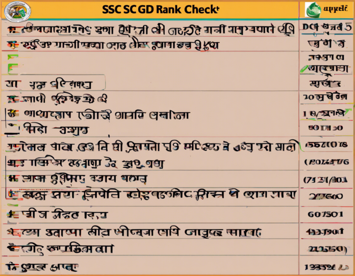 How to Check SSC GD Rank 2024 Step by Step Guide